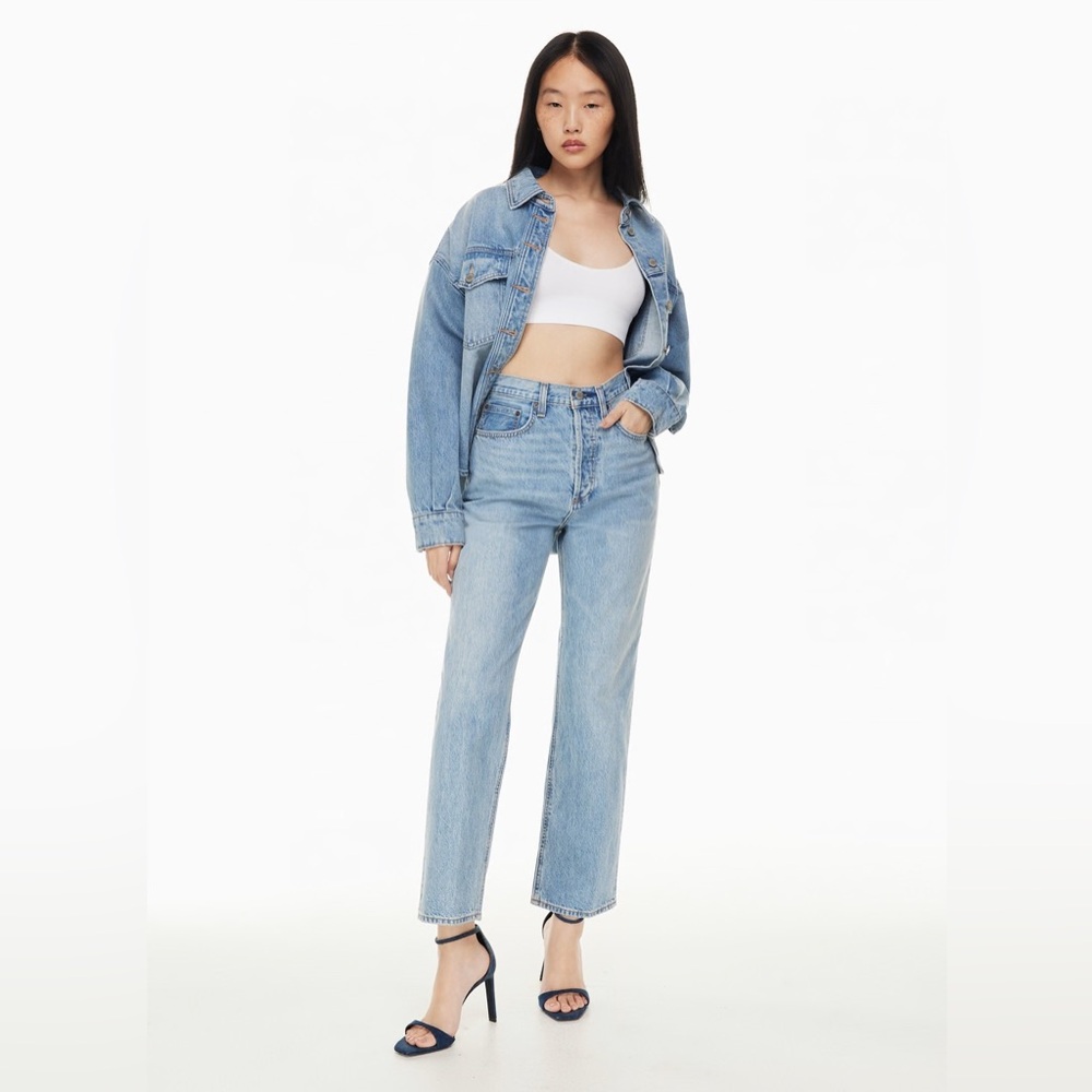 Aritzia Denim Forum The Joni High Rise Loose Jeans – Size 27| 100% Cotton